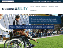 Tablet Screenshot of abilityindiana.org